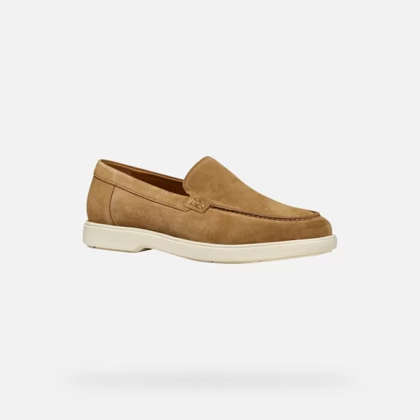  Férfi mokaszinok GEOX SPHERICA EC17 G014396 BARNA 