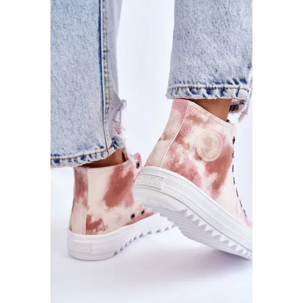 Női tornacipő BIG STAR LL274048 BEIGE/NUDE Big Star Shoes 