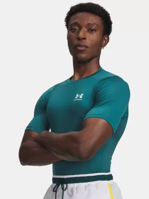Férfi póló UNDER ARMOUR UA HG ARMOUR COMP SS ZÖLD