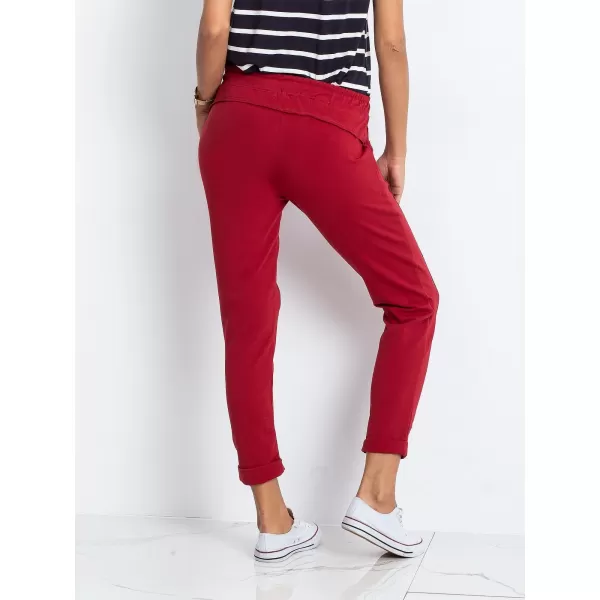  Női melegítőnadrág BASIC FEEL GOOD RV-DR-3589.06X BURGUNDIA 