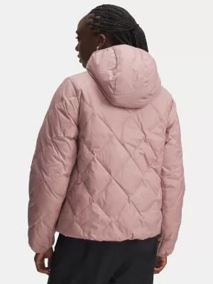 Női kabát UNDER ARMOUR LEGEND DOWN JACKET 6008818-673 RÓZSASZÍN