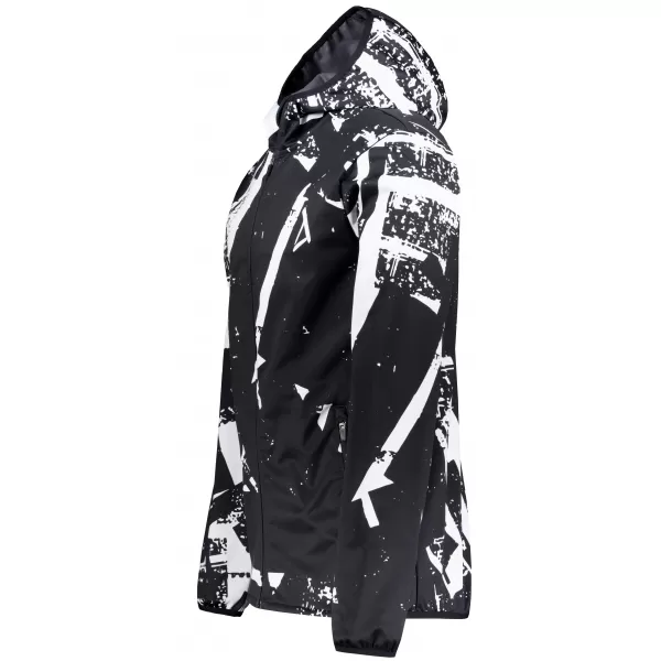  Férfi prémium softshell kabát ALTISPORT VOJ/ALM079JACK01 FEKETE-FEHÉR 