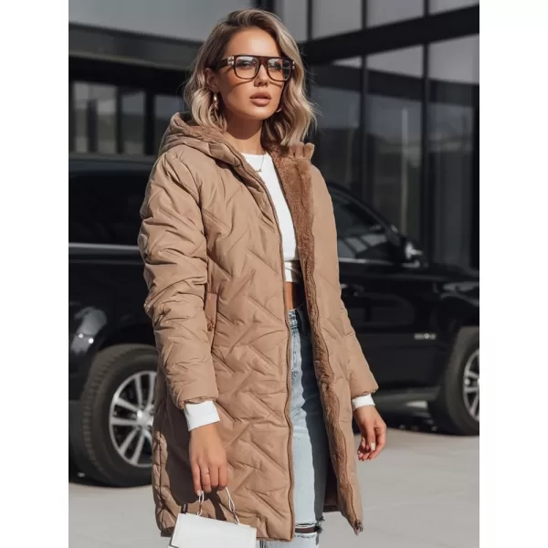  Női kabát DSTREET TY5438 BÉZS 