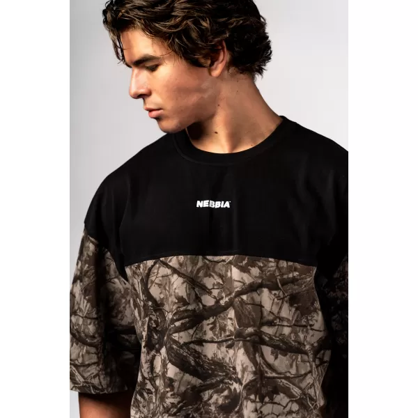  Túlméretes póló POWER 898 LIGHT BROWN CAMO Nebbia 