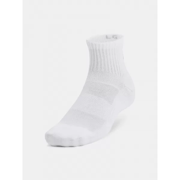  Zokni UNDER ARMOUR UNISEX UA TC QTR (3 PÁRY) 1386372-100 FEHÉR 