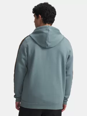 Férfi pulóver UNDER ARMOUR UA ICON FLEECE FZ TAPING 1390298-587 KÉK