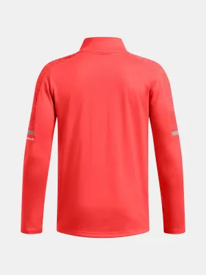 Fiú póló UNDER ARMOUR TECH UTILITY 1/4 ZIP 1390029-847 NARANCS