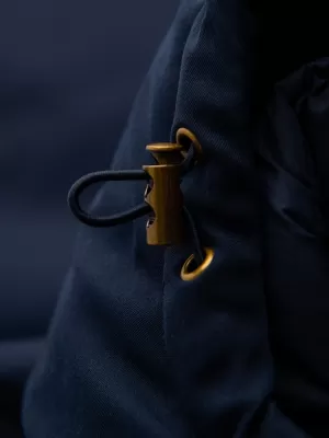 Férfi parka OMBRE OM-JAPJ-0287 SÖTÉTKÉK