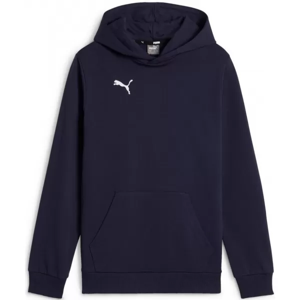  Gyermek pulóver PUMA TEAMGOAL CASUALS HOODY JR 658619-06 PUMA NAVY/PUMA WHITE 