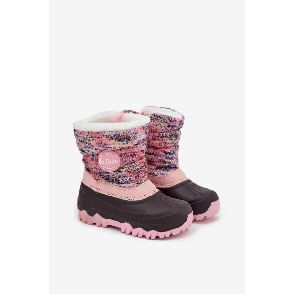  Gyermek téli cipő LEE COOPER LCJ-25-10-3770 RÓZSASZÍN 