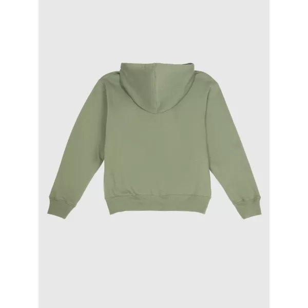  Női pulóver GAP LOGO PULLOVER HOODIE 800434-09 MESCULEN ZÖLD 
