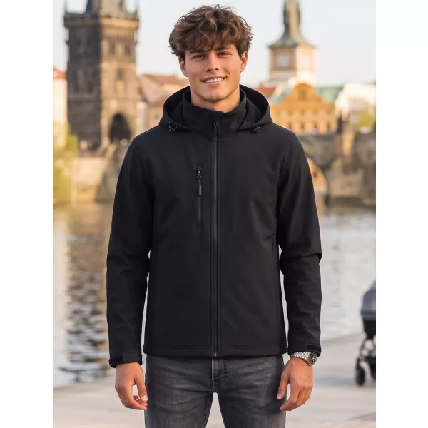  Férfi softshell kabát ALTISPORT NoPrint NP/ALM845 ÉBENFA SZÜRKE 