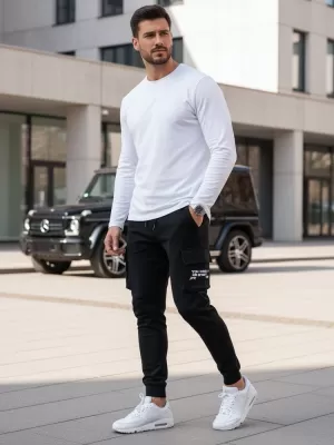 Férfi nadrág DSTREET UX4161 FEKETE