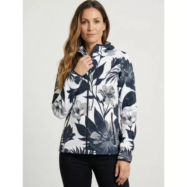  Női prémium softshell kabát ALTISPORT VOJ/ALW115JACK01 FEKETE/FEHÉR 