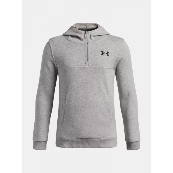  Fiú pulóver UNDER ARMOUR UA RIVAL LW 1/4 ZIP HOODIE 6009316-011 SZÜRKE 