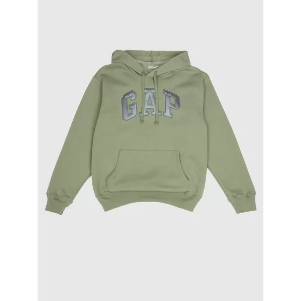  Női pulóver GAP LOGO PULLOVER HOODIE 800434-09 MESCULEN ZÖLD 