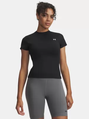 Női póló UNDER ARMOUR MOTION FITTED SS EMEA 6012291-001 FEKETE