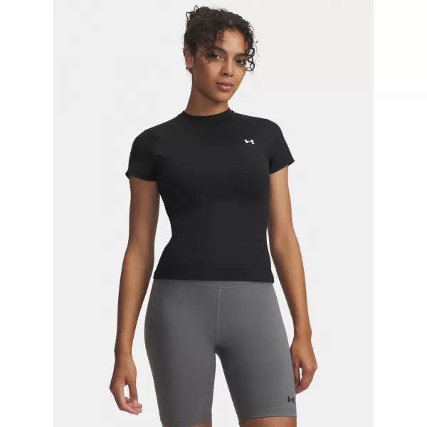  Női póló UNDER ARMOUR MOTION FITTED SS EMEA 6012291-001 FEKETE 