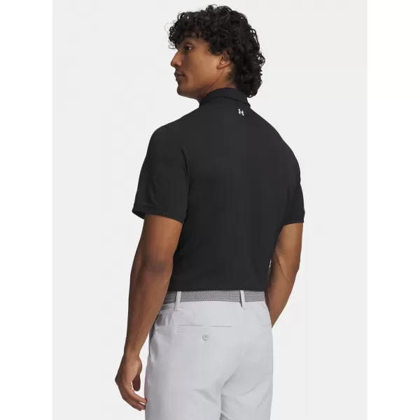  Férfi póló UNDER ARMOUR T2G PIQUE POLO 6012303-001 FEKETE 