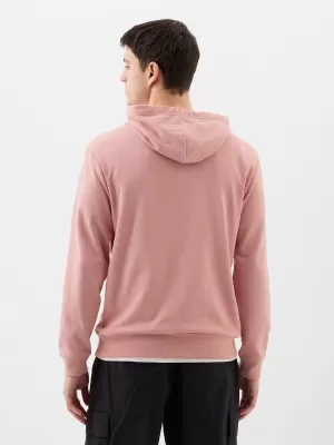 Férfi pulóver GAP PULLOVER LOGO HOODIE 868460-01 RÓZSASZÍN ROZETTA