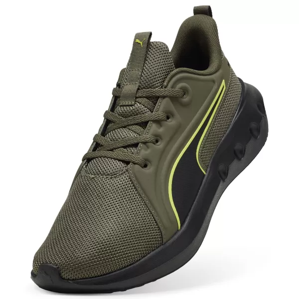  Csizma PUMA SOFTRIDE CARSON 310154_22 LODEN ZÖLD/FEKETE/LUX LIME 