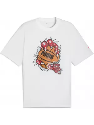 Férfi póló PUMA HOOPAVERSE TEE 3 632891-01 PUMA FEHÉR