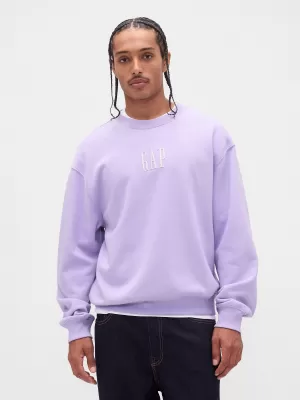 Férfi pulóver GAP LOGO SWEATSHIRT 821273-07 ORCHIDEA