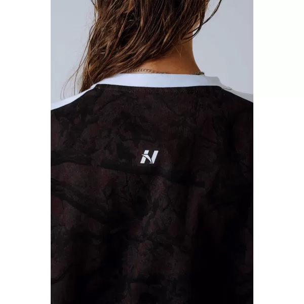  Laza szabású póló POWER 894 DARK BROWN CAMO Nebbia 