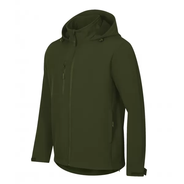  Férfi softshell kabát ALTISPORT NoPrint NP/ALM845 KATONAI 