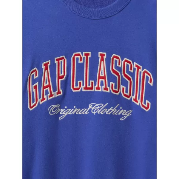  Férfi pulóver GAP CLASSIC LOGO SWEATSHIRT 744748-02 VAKÍTÓ KÉK 