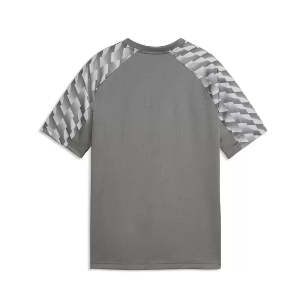  Gyermek póló PUMA TEAMLIGA26 JERSEY JR 659723_13 FLAT MEDIUM GRAY/ LAPOS KÖZÉPSZÜRKE/PUMA FEHÉR 