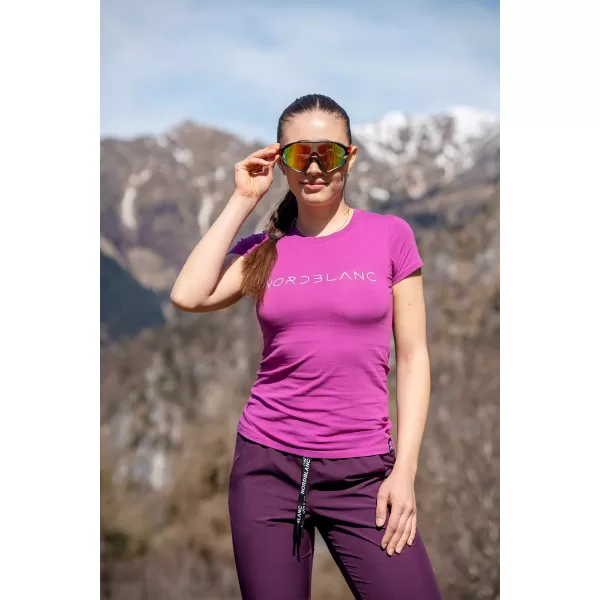  Női póló NORDBLANC GRASS NBSLT8169 RÓZSASZÍN 