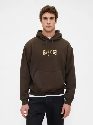Férfi pulóver GAP LOGO PULLOVER HOODIE 821291-01 FÖLD