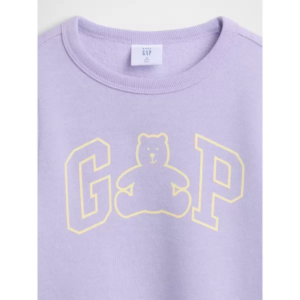  Gyermek pulóver GAP LOGO SWEATSHIRT 791645-00 ORCHIDEA 