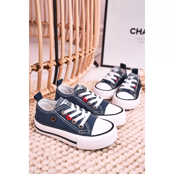  Gyermek tornacipő BIG STAR HH374195 NAVY Big Star Shoes 