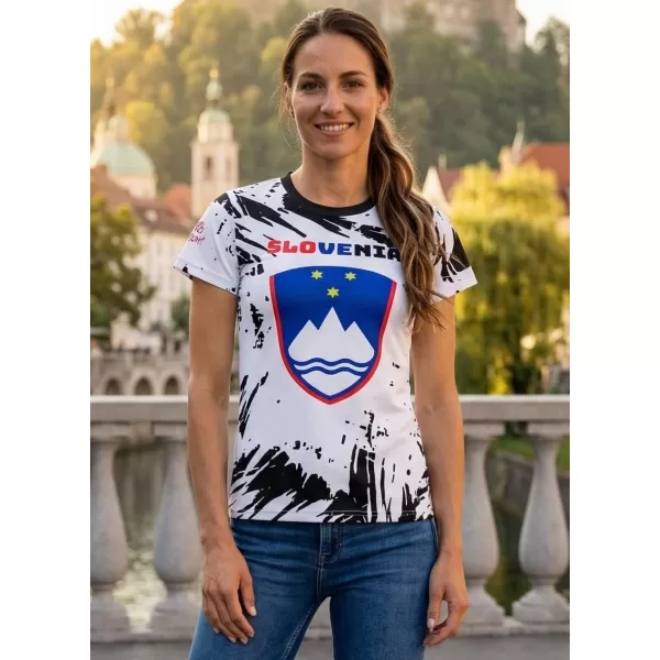 Női prémium póló ALTISPORT VOJ/ALW036SI/TR01 ABSZTRAKCIÓ 