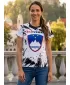 Női prémium póló ALTISPORT VOJ/ALW036SI/TR01 ABSZTRAKCIÓ
