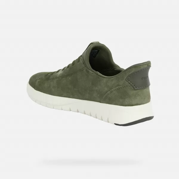  Férfi tornacipő GEOX FLEXTRIDE PLUS FAST IN G014646 KHAKI 