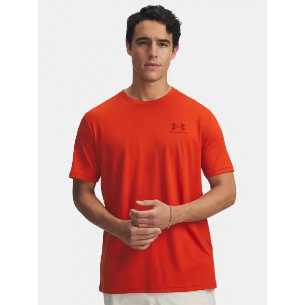  Férfi póló UNDER ARMOUR UA M SPORTSTYLE LC SS 1326799-842 NARANCS 