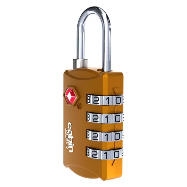  Zár CABINZERO TSA Travel Lock NARANCSOS HIDEG 