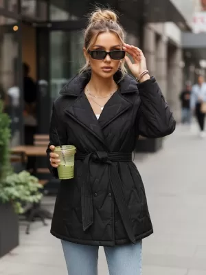 Női kabát DSTREET TY5588 FEKETE