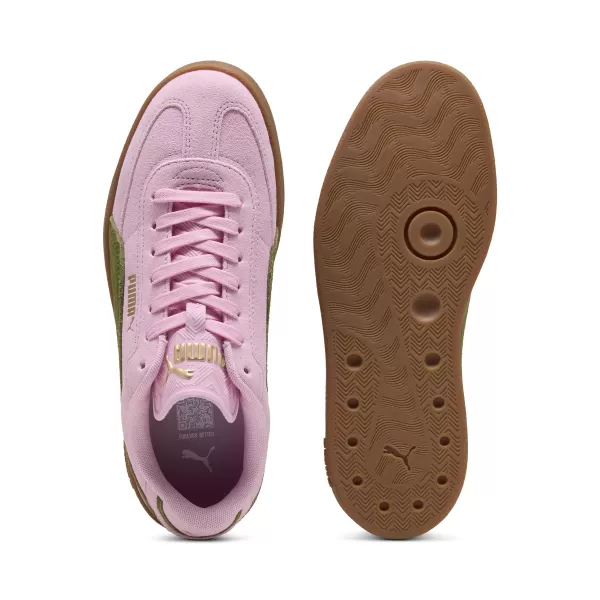 Csizma PUMA CLUB II ERA SUEDE 400717_31 RÓZSASZÍN CSILLOGÓ/OLÍVAZÖLD 