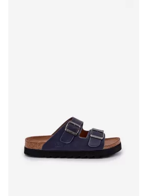 Férfi papucs BIG STAR NN174530 BLUE Big Star Shoes