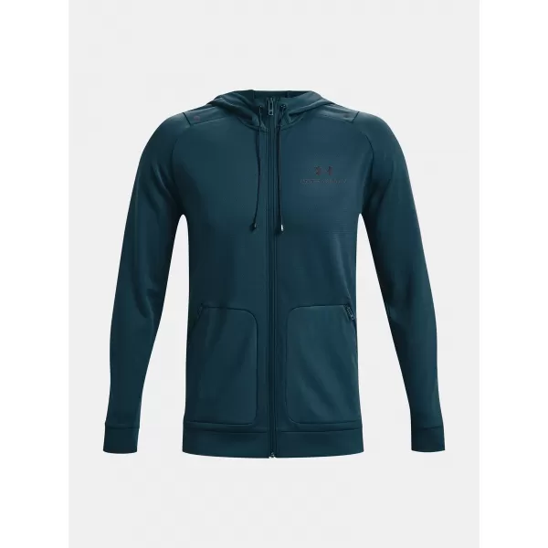  Férfi pulóver UNDER ARMOUR RUSH ALL PURPOSE FZ HD KÉK 