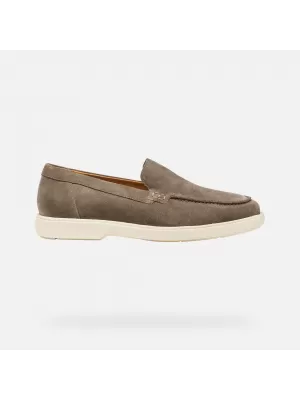 Férfi mokaszinok GEOX SPHERICA EC17 G014394 SZÜRKE