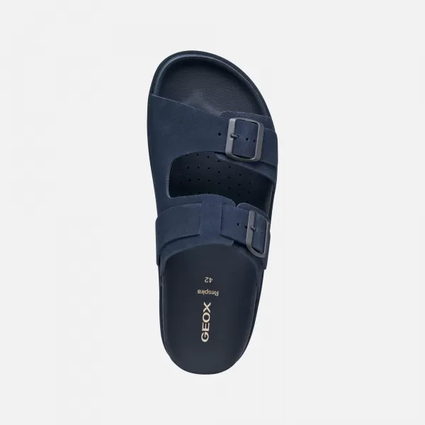  Férfi papucs GEOX PARNAIBA G014432 SÖTÉTKÉK 