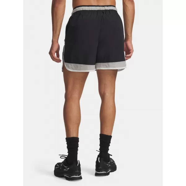  Férfi rövidnadrág UNDER ARMOUR UA ICON WOVEN TRACK SHORTS 6009350-001 FEKETE 
