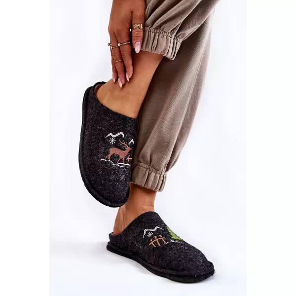  Női papucs BIG STAR KK276018 BLACK/BEGE Big Star Shoes 