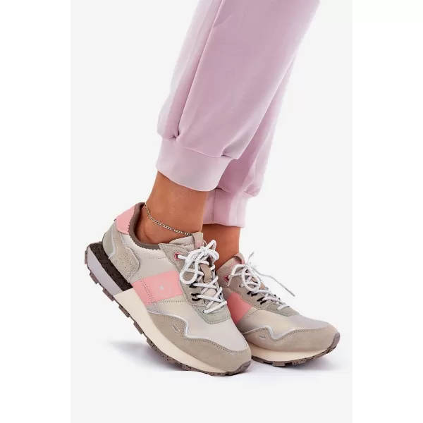  Női tornacipő BIG STAR RR274243 RÓZSASZÍN/SZÜRKE Big Star Shoes 
