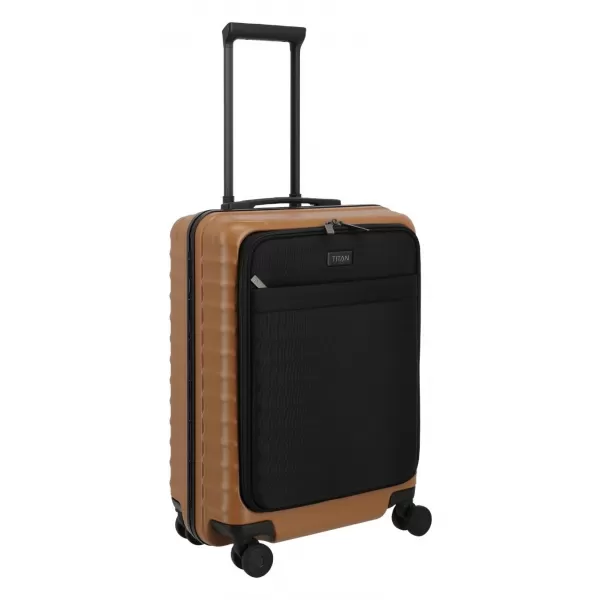  Fedélzeti bőrönd TITAN Overseas S Front pocket KANYON BRONZ 
